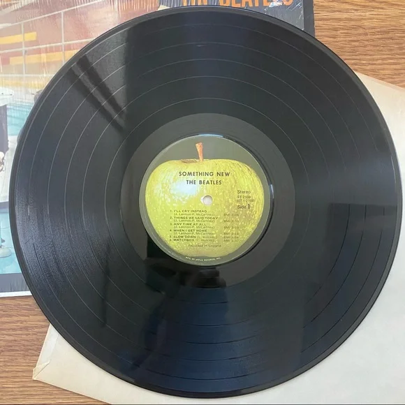 The Beatles Something New Vinyl Record - Picture 4 of 7
